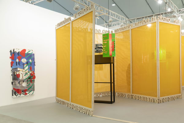 Installation view, 2021, West Bund Art & Design, courtesy of the artists and the Hua International