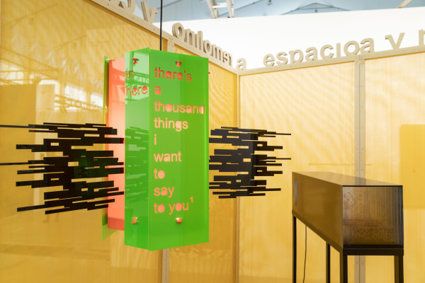 Installation view, 2021, West Bund Art & Design, courtesy of the artists and the Hua International