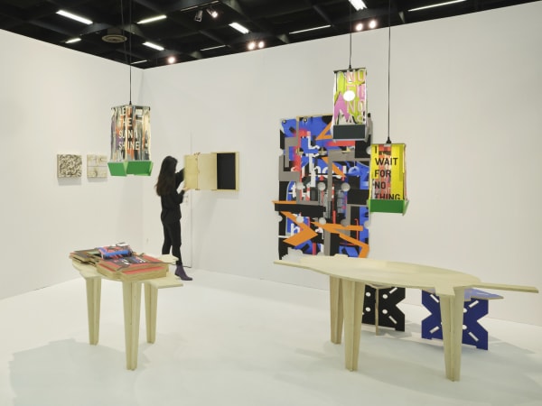 Installation view, 2023, Art Cologne, courtesy of the artists and the Hua International, Booth Designed by Krista Xueying Yu