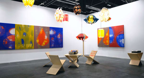 Installation view, 2021, collaboration, ARCO, courtesy of the artist and Hua International, Booth Designed by Krista Xueying Yu.