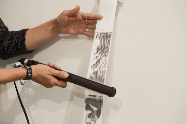 Installation view, 2021, Fanny Giquel, Frieze London, courtesy of HuArt Company GmbH Booth Designed by Krista Xueying Yu.
