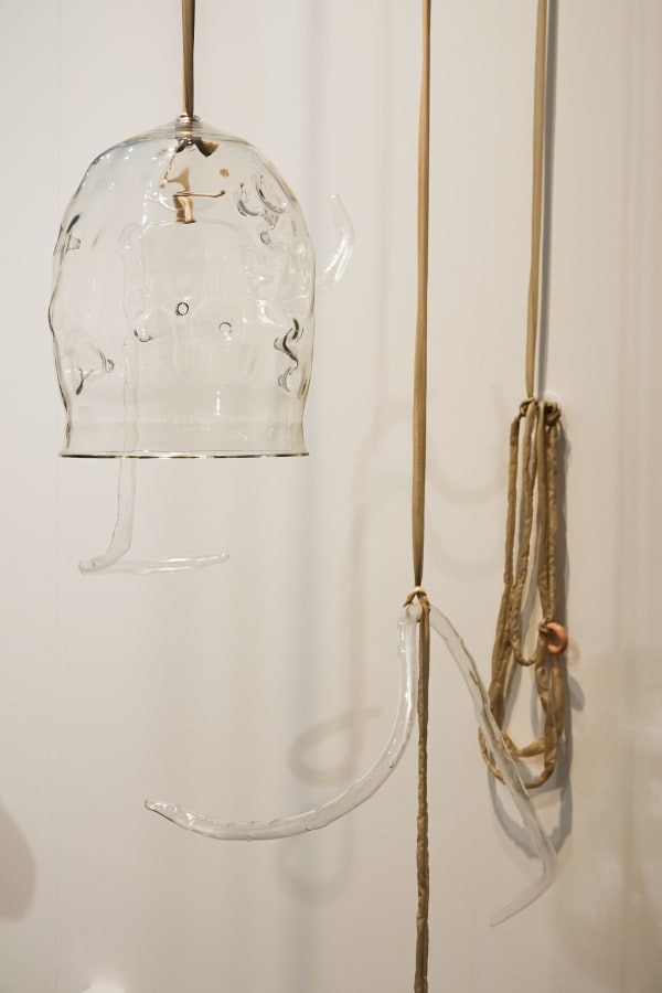 Installation view, 2021, Fanny Giquel, Frieze London, courtesy of HuArt Company GmbH Booth designed by Krista Xueying Yu