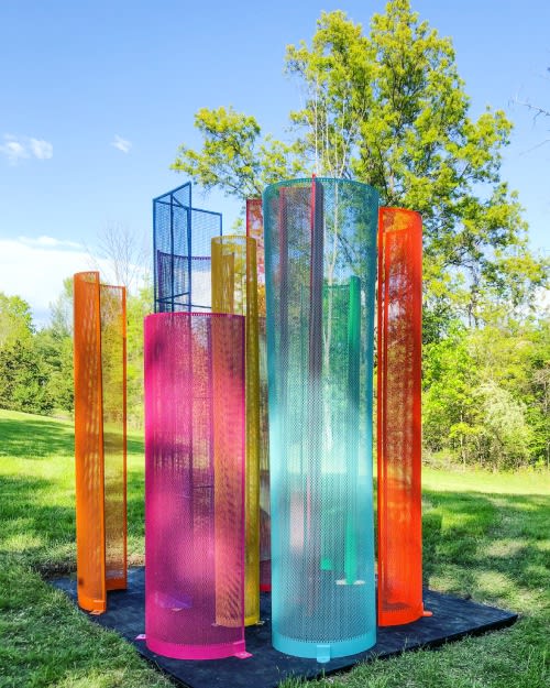 Color Field Sculpture® Installations & A-MAZE-ING® Public Art. ©Shelley Parriott 2022