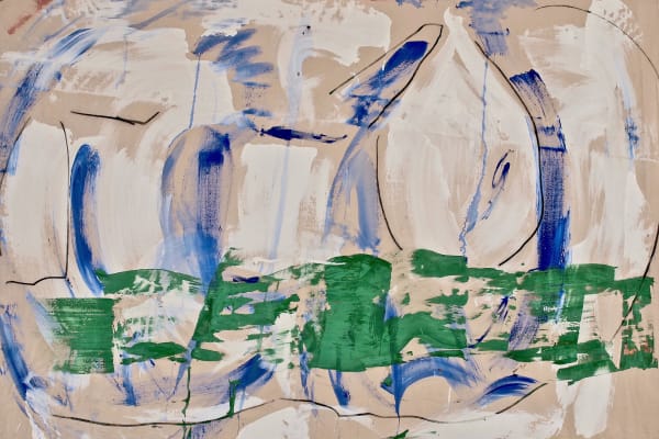 Winter Garden © Francine Tint 2021, acrylic on canvas, 50.5" x 80" inches