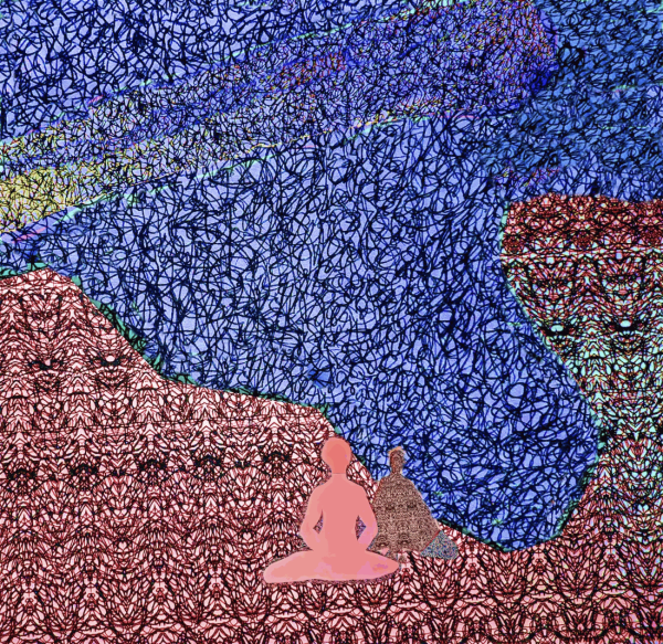 Kaethe Kauffman Cliff, 2023 Ink on paper 20 × 19 1/2 in View on ARTSY