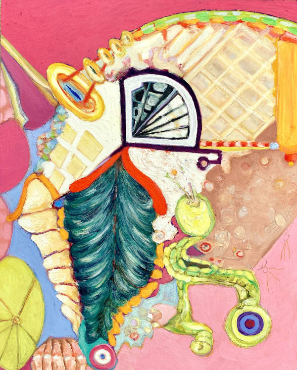 Tracy Phillips The Dance, 2023 oil on board 10" x 8" inches | 25.4 x 20.32 cm