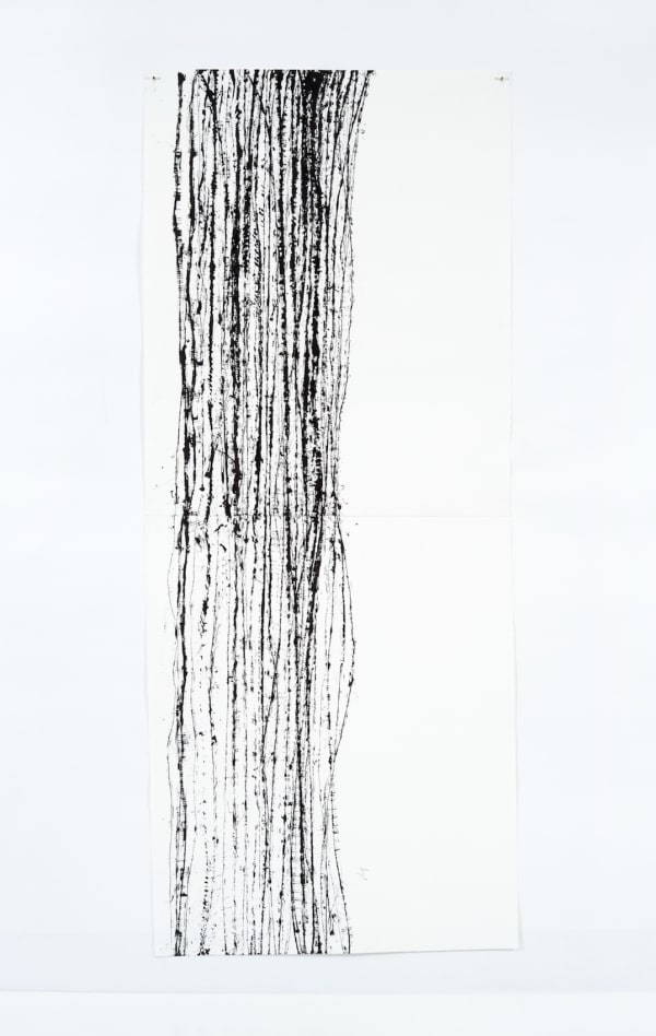 Lynne Tobin Line Studies wall drawing #1 2016 ink on paper 77”H x 31.5”W | 195.5 cm x 80 cm