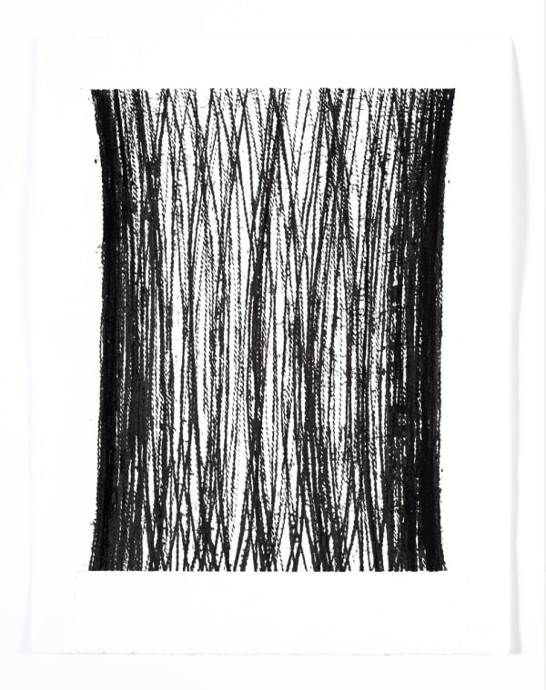 Lynne Tobin Pillar Series #18 2019 ink on paper 15” x 11.5”W | 38 cm x 29.25 cm