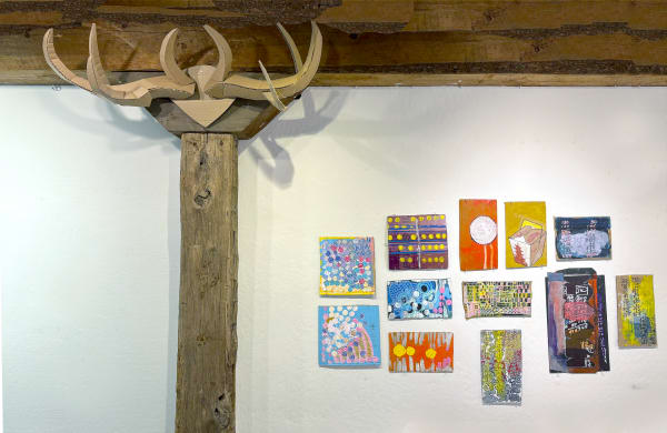 Christy Rupp (left) Joe Diggs (right) at Opus 40