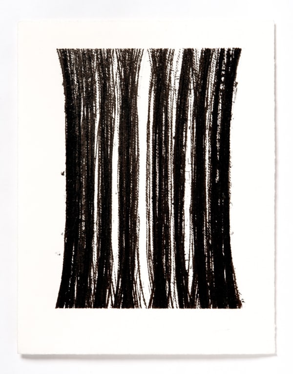 Lynne Tobin Pillar series #9 2020 ink on paper 15”H x 11.5”W | 38 cmx 29.25 cm