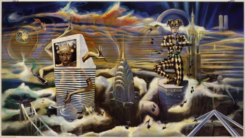 ROBERT MANGO Anticipation of Spring 60" x 108" inches oil on canvas 1992-93