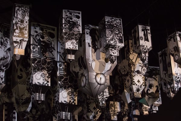 Detail View Of Phunk Keiichi Tanaami S Eccentric City As Part Of Sam S Superfluous Things Paper 2022 Image Courtesy Of Singapore Art Museum Jpg