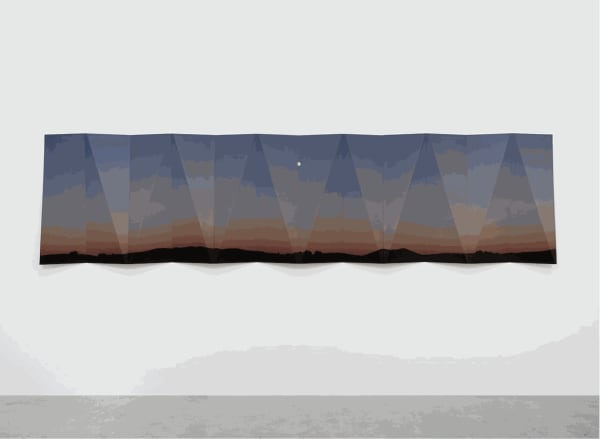 Letha Wilson, Death Valley Steel Fold, 2021