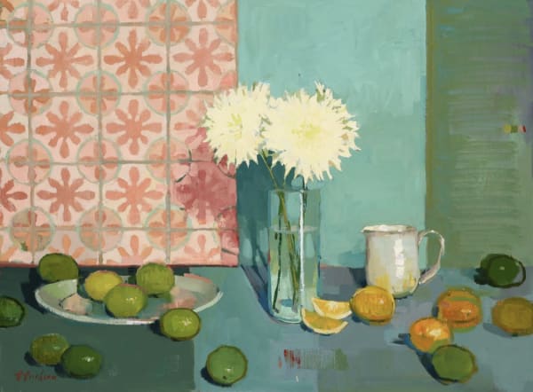 Aimee Erickson - Silver Bowl with Plums