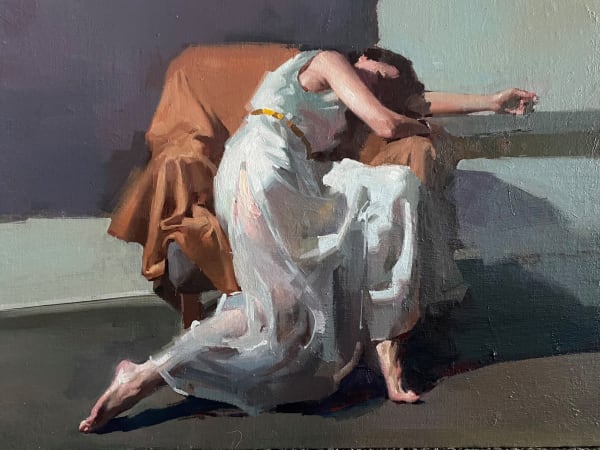 Henry Yan - Female Leaning over Chair, 2023
