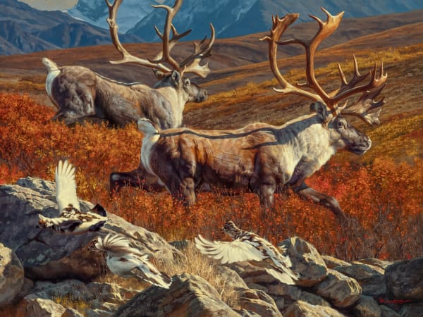 Dramatic Wildlife Painting