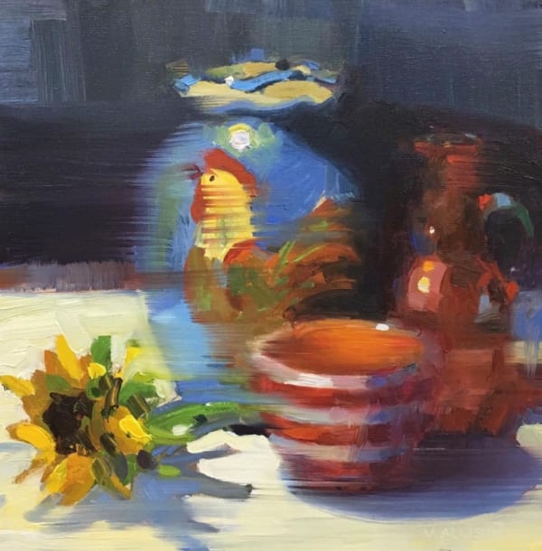 Contemporary Still Life: Interpreting Photos to Create Abstract Impressionist Paintings