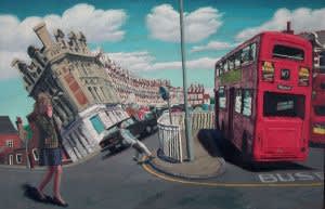 , Helvetica, sans-serif;">John Alexander Parks , Helvetica, sans-serif;">Musswell Hill , Helvetica, sans-serif;">1985 , Helvetica, sans-serif;"> Oil on Canvas , Helvetica, sans-serif;"> 22"x36"