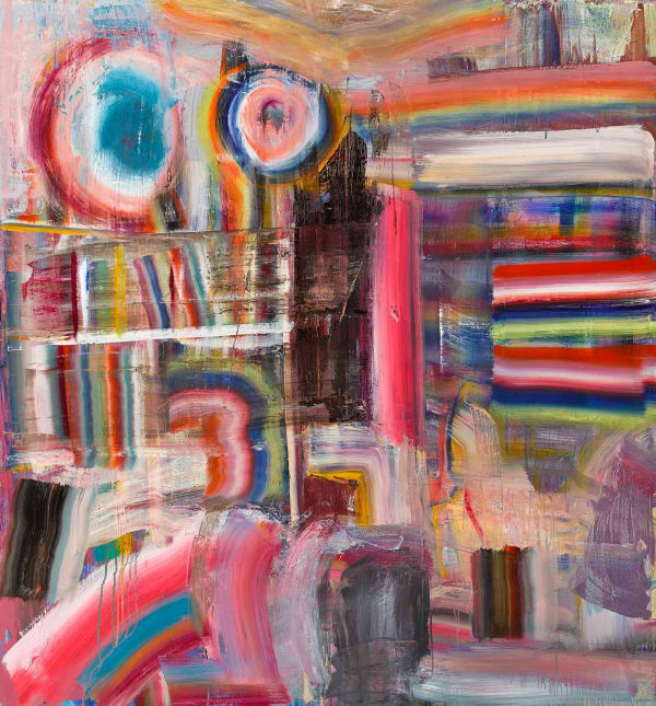 Diana Copperwhite, Architecture of Sound, 2022, Oil on canvas, 140 x 130 cm