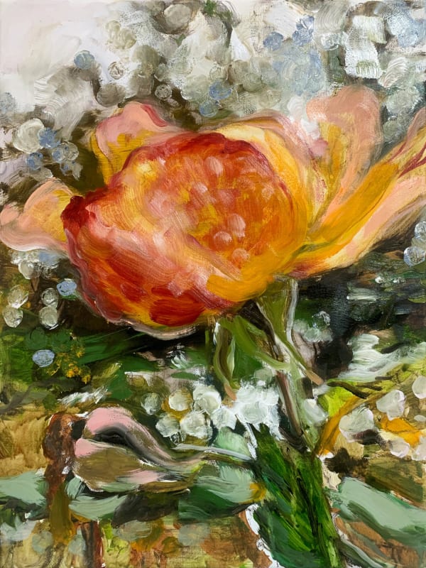 Tanja Selzer Afternoon, 2024 Oil on linen 40 × 30 cm (15.7 × 11.8 in)