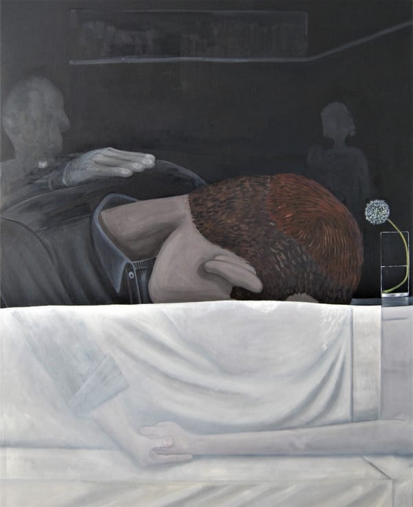 Brian Cirmo, Black on Gray, 2018