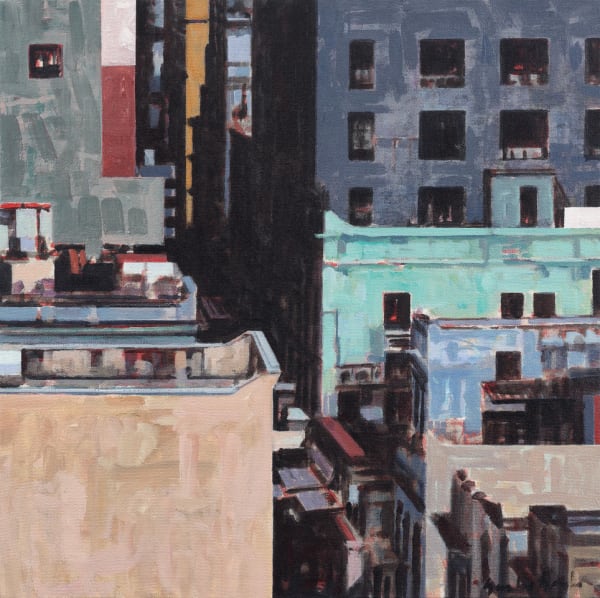 Gustavo Acosta Intimate Portrait 3, 2025 Acrylic on canvas 35.6 × 35.6 cm (14 × 14 in)