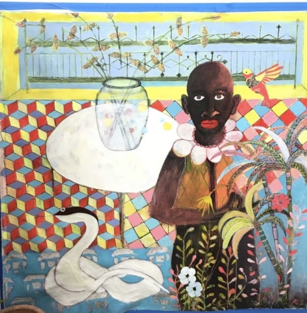 Jean-Guerly Petion, The Unexpected Visitor, 2023