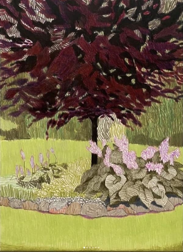 Per Adolfsen, Tree in Jan and Ida's Garden, 2020