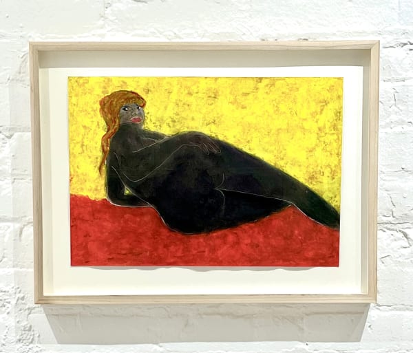 Jean-Guerly Petion, Quick reclining gesture, 2021