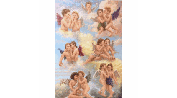 John Alexander Parks, Putti Whispering, 2018