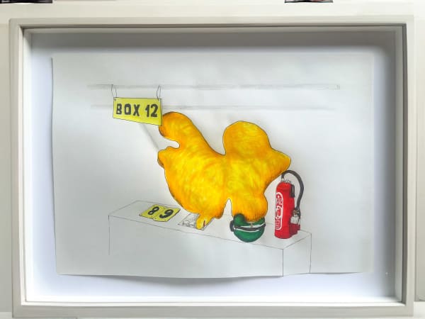 Paco Marcial, Farbige Fussboden, 2022