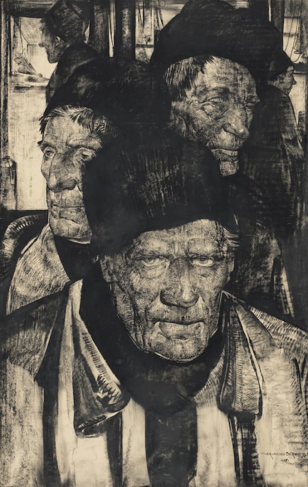 Willem van den Berg (1886-1970), Volendam Fishermen, 1935