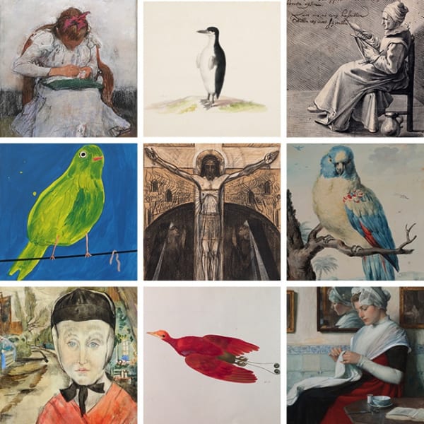 Image of artworks in Master Drawings 1600-1999 Exhibition