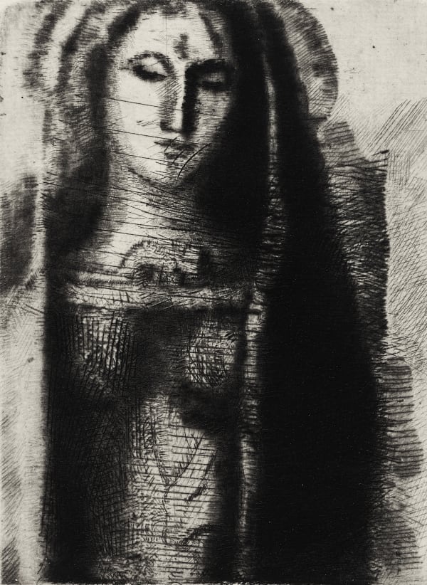 Odilon Redon (1840-1916) Princesse Maleine (La petite Madone), 1892