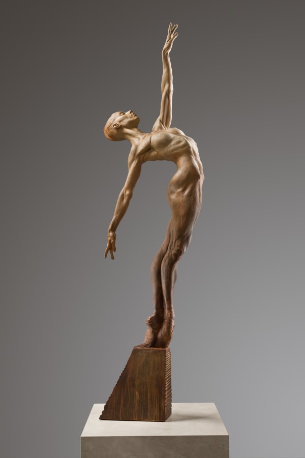 Richard MacDonald Allonge Female, Heroic, 2016 Bronze 143" x 42" x 42"