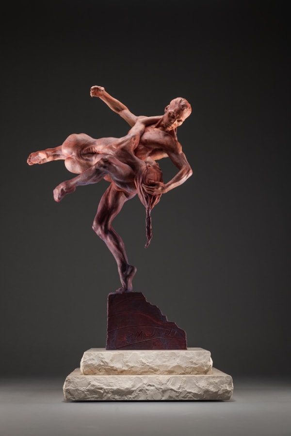 Richard MacDonald, Ethereal Embrace, Red, 2019