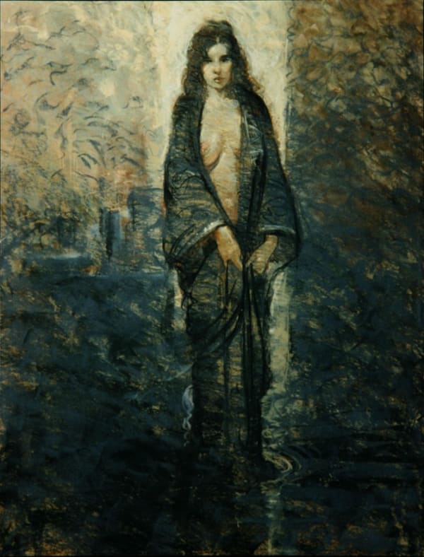 Richard MacDonald, Standing Female w Kimono, Archival Print