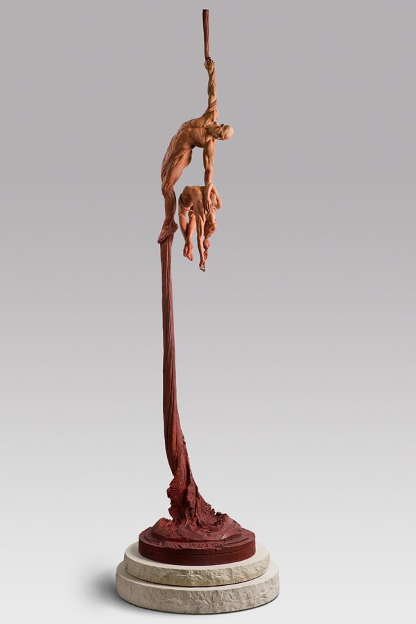 Richard MacDonald, Orpheus Ascending SII, Red, 2012