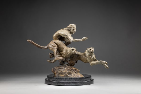 Richard MacDonald, Diana & the Coursing Cheetahs, Atelier, 2024