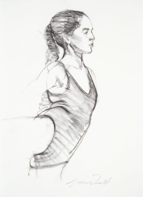 Richard MacDonald, Study of Young Ballerina, Erin II, Archival Print