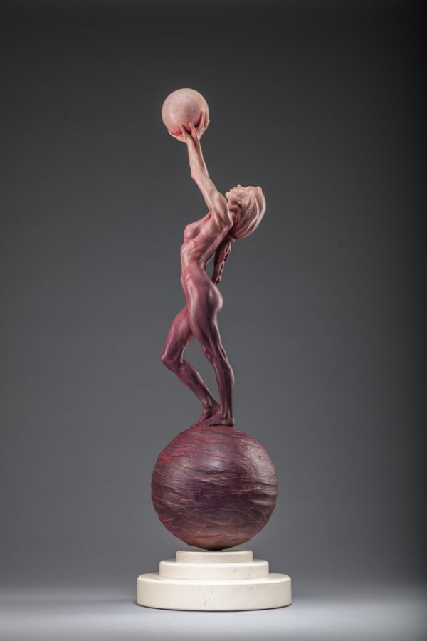 Richard MacDonald, Diana Earth & Moon, Third Life, Red, 2018