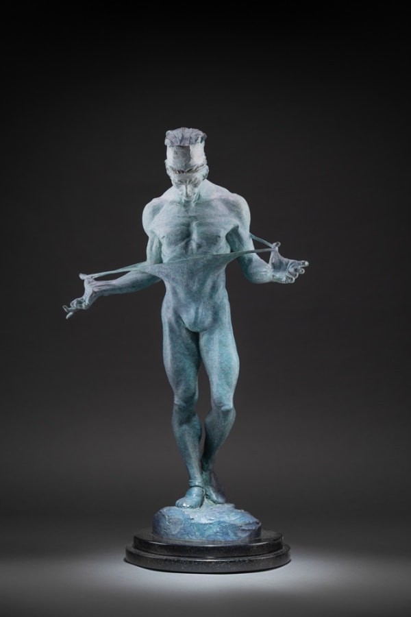 Richard MacDonald, Nureyev, Third Life, Blue, 2025