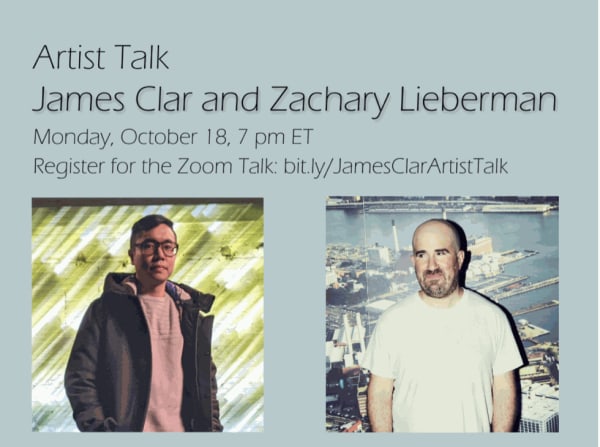 Artist Talk: James Clar and Zachary Lieberman, Artist and Adjunct Associate Professor of Media Arts and Sciences at the