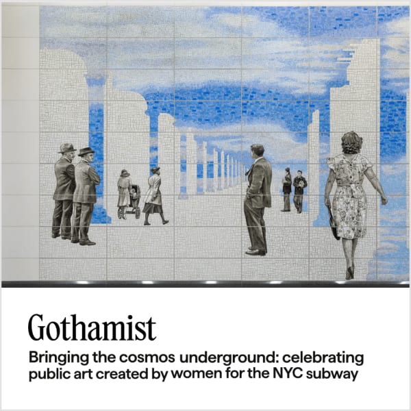 Bringing the cosmos underground: celebrating public art created by women for the NYC subway