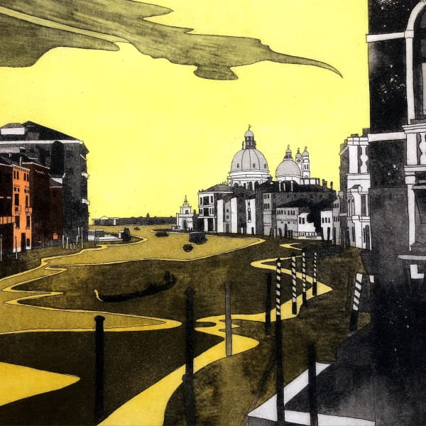 John Brunsdon - Grand Canal near the Salute, 1978