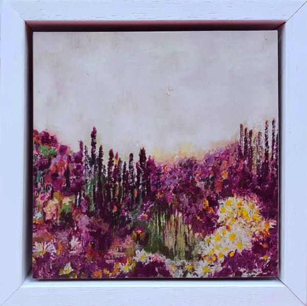 buy art artwork Jane Keenan Designer Maud Aberdeenshire original exhibition Summer Haze alchemist gallery dingwall pitmedden gardes lacquered giclee print