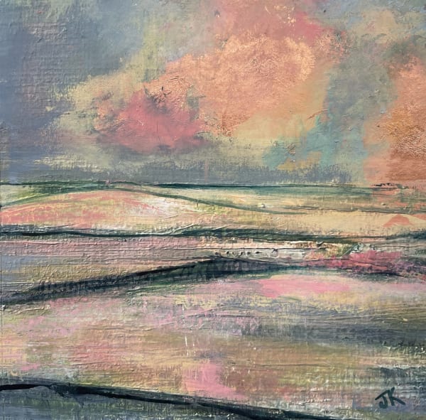 buy art artwork Jane Keenan Designer Maud Aberdeenshire original oil framed view of gight exhibition Summer Haze alchemist gallery dingwall