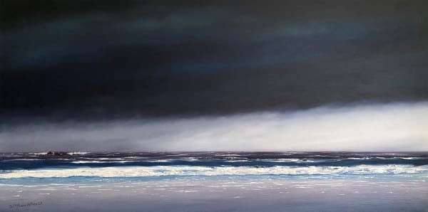 buy art artwork artist highland scotland scottish will aitken picasso field south atlantic seascape sea painting oil on box canvas at alchemist gallery dingwall