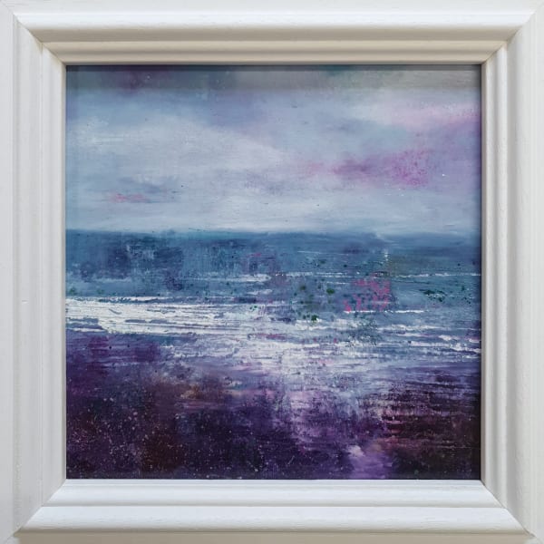 buy art artwork Jane Keenan Designer Maud Aberdeenshire original exhibition Summer Haze alchemist gallery dingwall benbecula horizon outer hebrides oil on board western isles