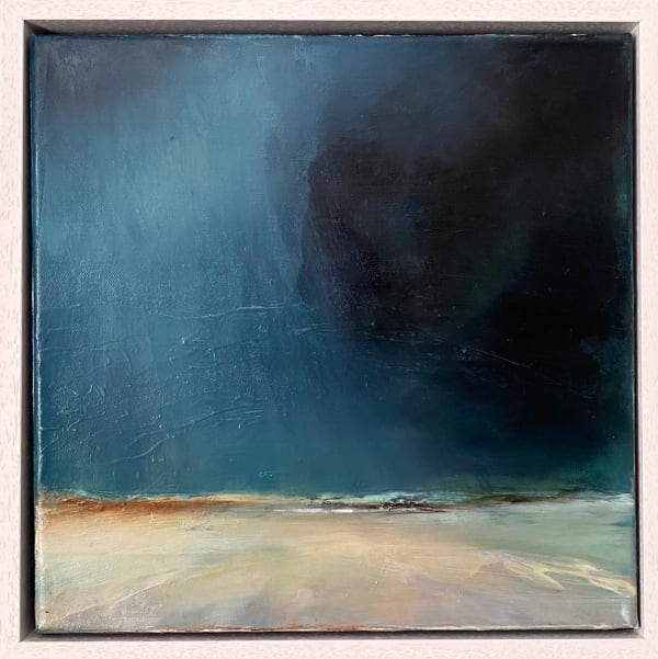 buy art artwork local highland scottish painter oil painter meg milne seascape skyscape ocean alchemist gallery dingwall moody stealing moonlight